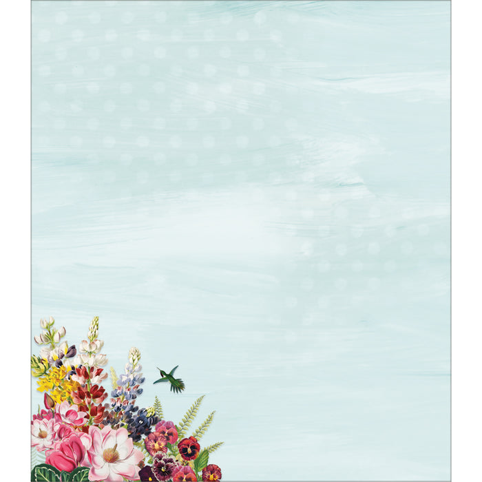 Botanical Gardens Memomate Spiral 2026 Square Wall Calendar