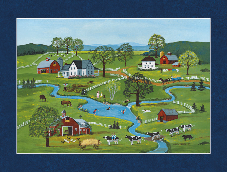 Lang Folk Art with Bonus Print 2026 Large Wall Calendar
