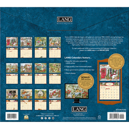 Heart and Home with Bonus Print 2026 Large Wall Calendar