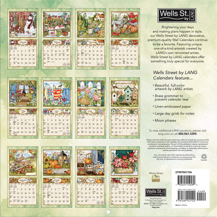 Blessings 2027 Square Wall Calendar