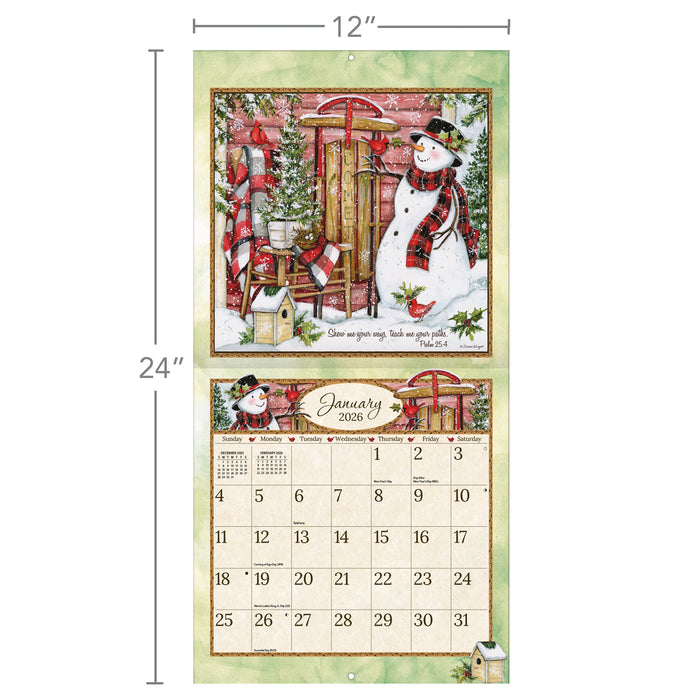 Blessings 2027 Square Wall Calendar