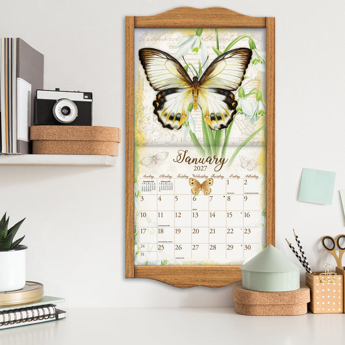 Butterflies 2027 Large Wall Calendar