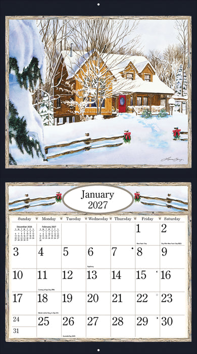 Country Welcome 2027 Large Wall Calendar (Online Exclusive)