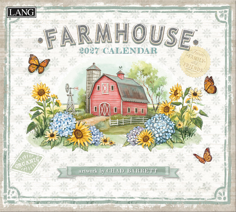 Farmhouse 2027 Large Wall Calendar (Online Exclusive)