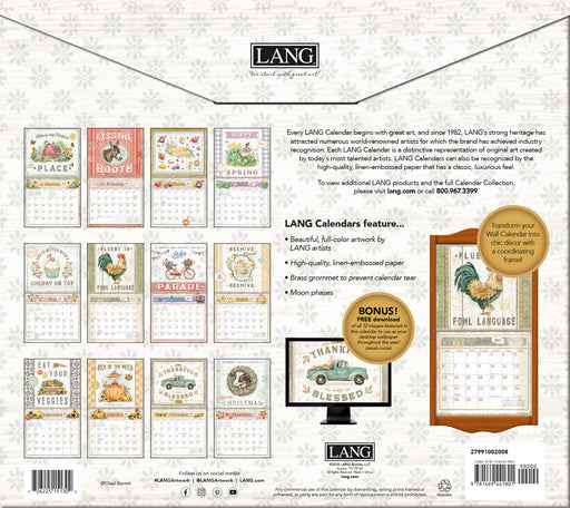 Farmhouse 2027 Large Wall Calendar (Online Exclusive)