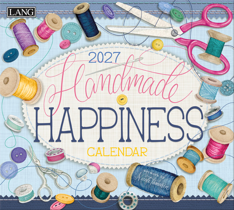 Handmade Happiness 2027 Large Wall Calendar (Online Exclusive)