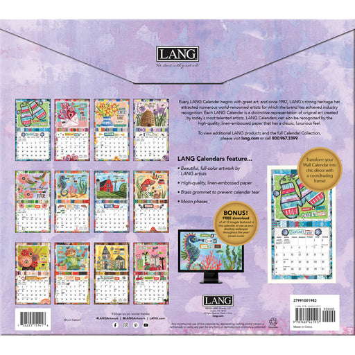 Happy Life 2027 Large Wall Calendar (Online Exclusive)