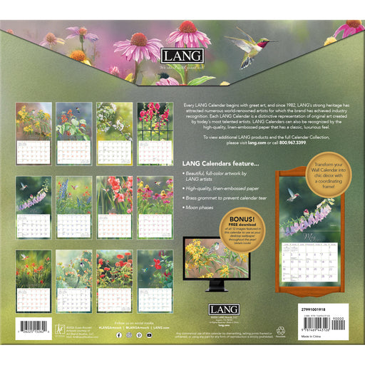 Hummingbirds 2027 Large Wall Calendar