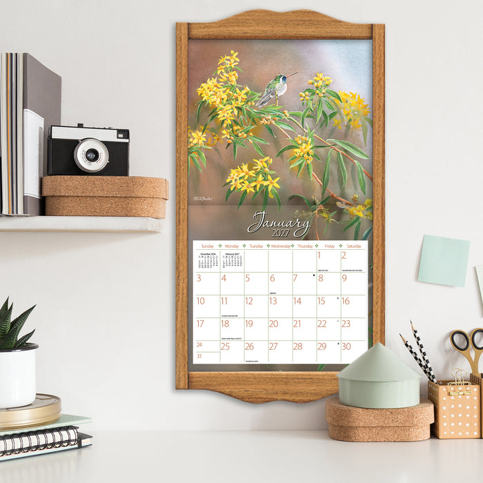 Hummingbirds 2027 Large Wall Calendar