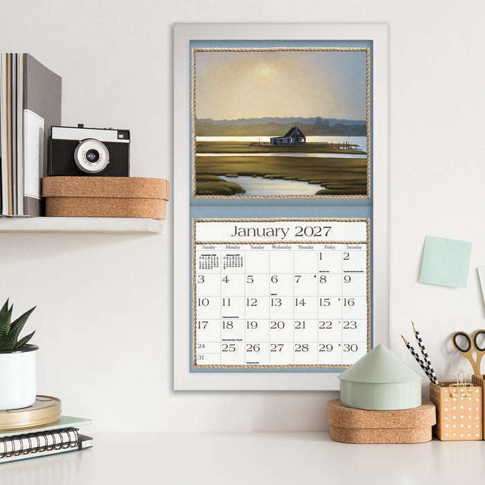 Seaside 2027 Large Wall Calendar