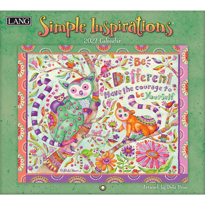 Simple Inspirations 2027 Large Wall Calendar