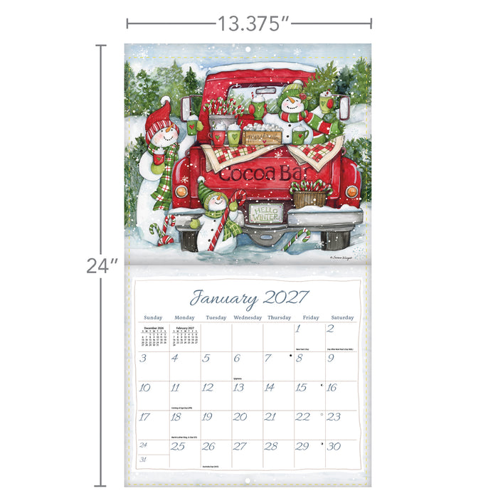 Truckin Along 2027 Large Wall Calendar (Online Exclusive)