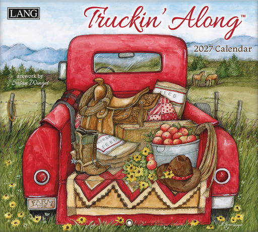 Truckin Along 2027 Large Wall Calendar (Online Exclusive)