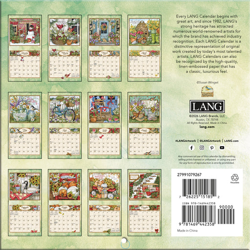 Bountiful Blessings 2027 Mini Wall Calendar