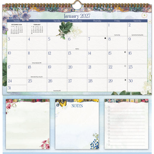 Memomate Botanical Gardens  2027 Square Wall Calendar
