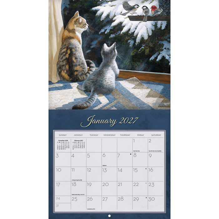 Love Of Cats Special Edition 2027 Large Wall Calendar