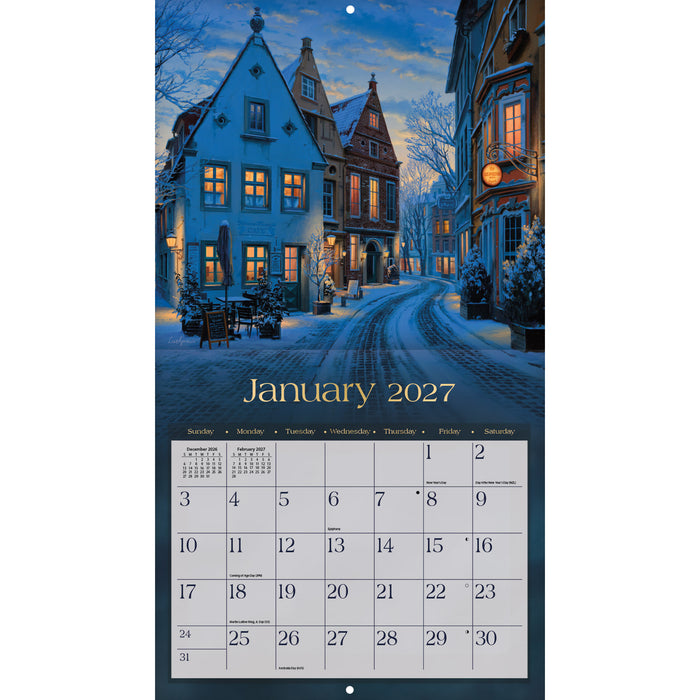 Around The World Special Edition 2027 Large Wall Calendar