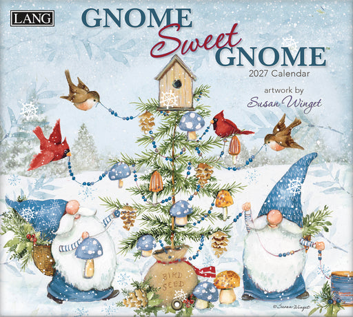 Gnome Sweet Gnome Special Edition 2027 Large Wall Calendar