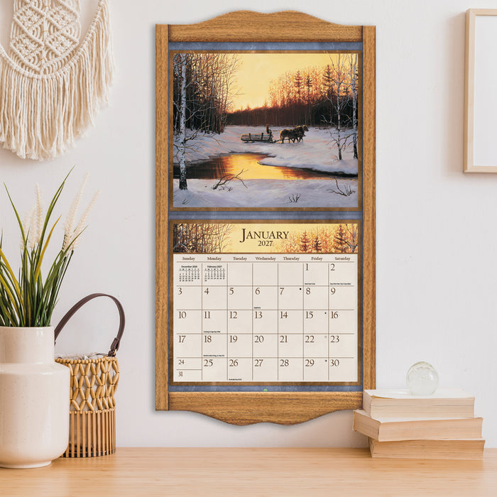 Horses In The Mist Special Edition 2027 Large Wall Calendar