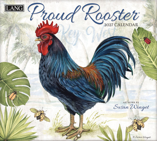 Proud Rooster Special Edition 2027 Large Wall Calendar