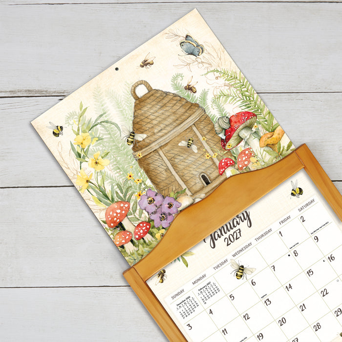 Bees in Bloom Special Edition 2027 Large Wall Calendar