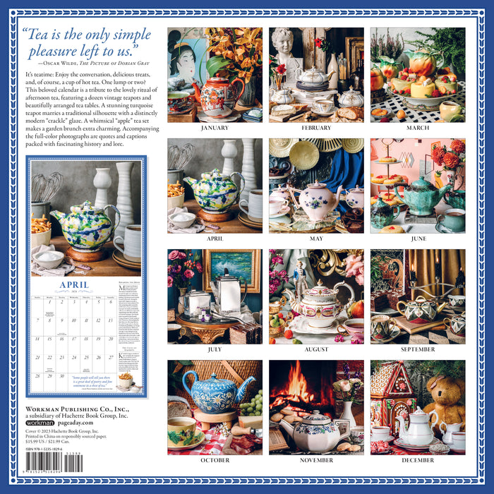 2024 Collectible Teapot Wall Calendar — Calendar Club