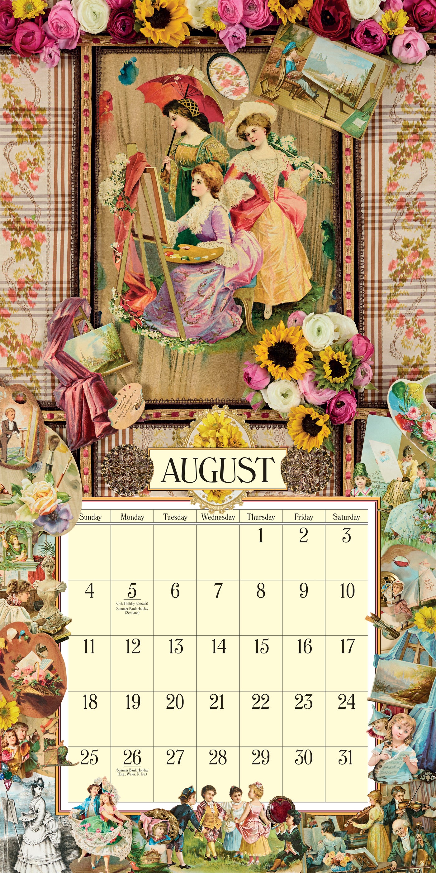 2024 Cynthia Hart's Victoriana Wall Calendar — Calendar Club