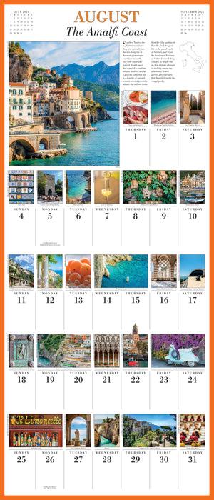 2024 365 Days in Italy Wall Calendar