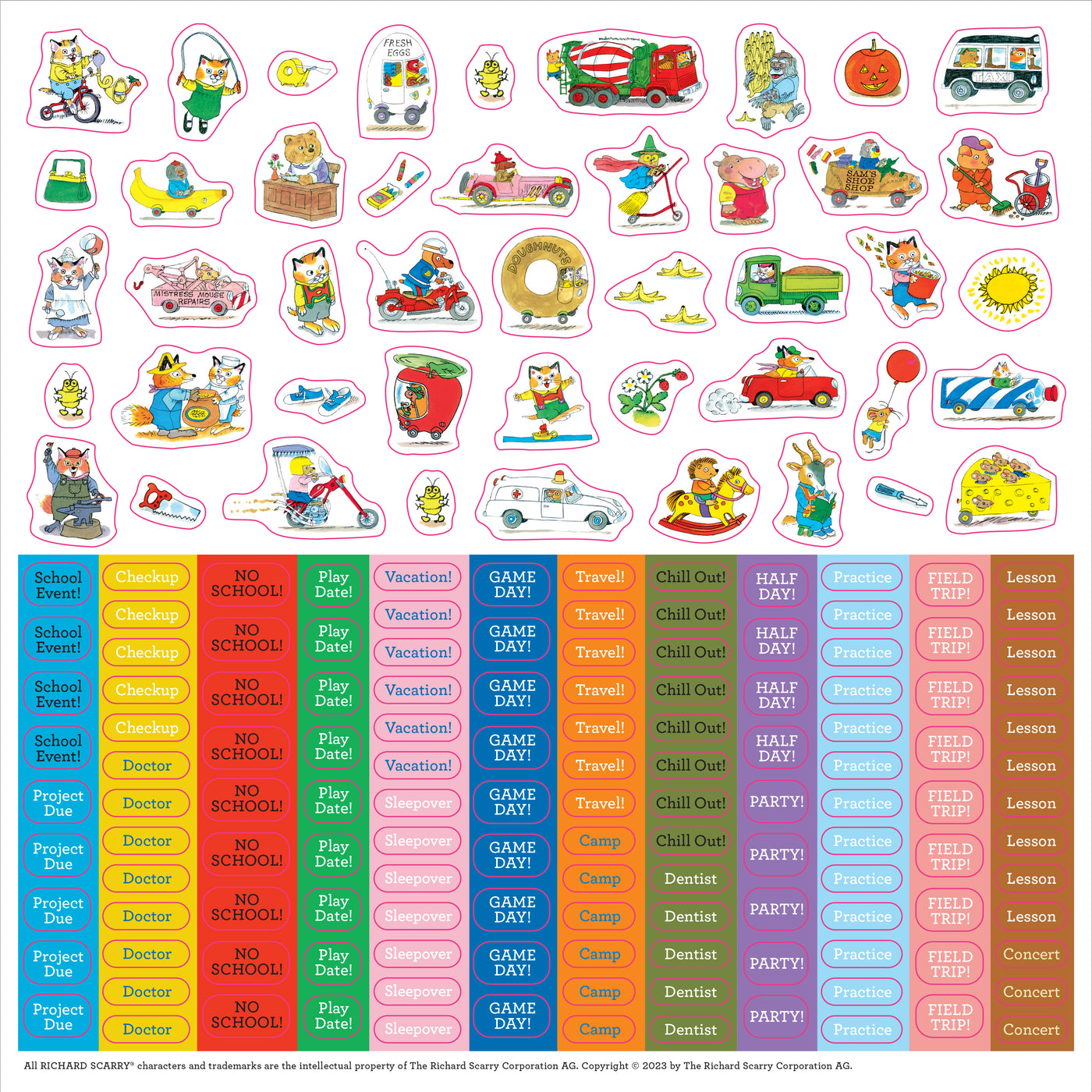 2024 Richard Scarry Big Busy Family Wall Calendar — Calendar Club