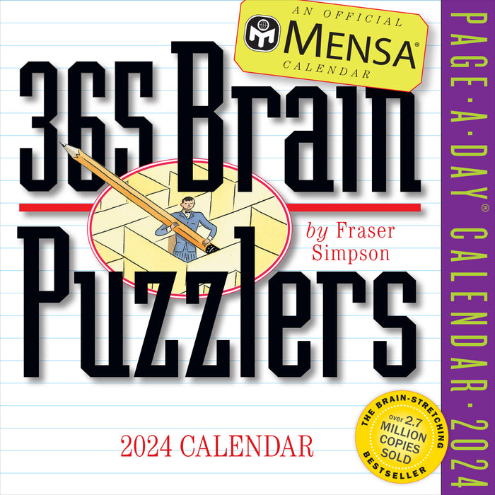 2024 Mensa 365 Brain Puzzlers PageADay — Calendar Club