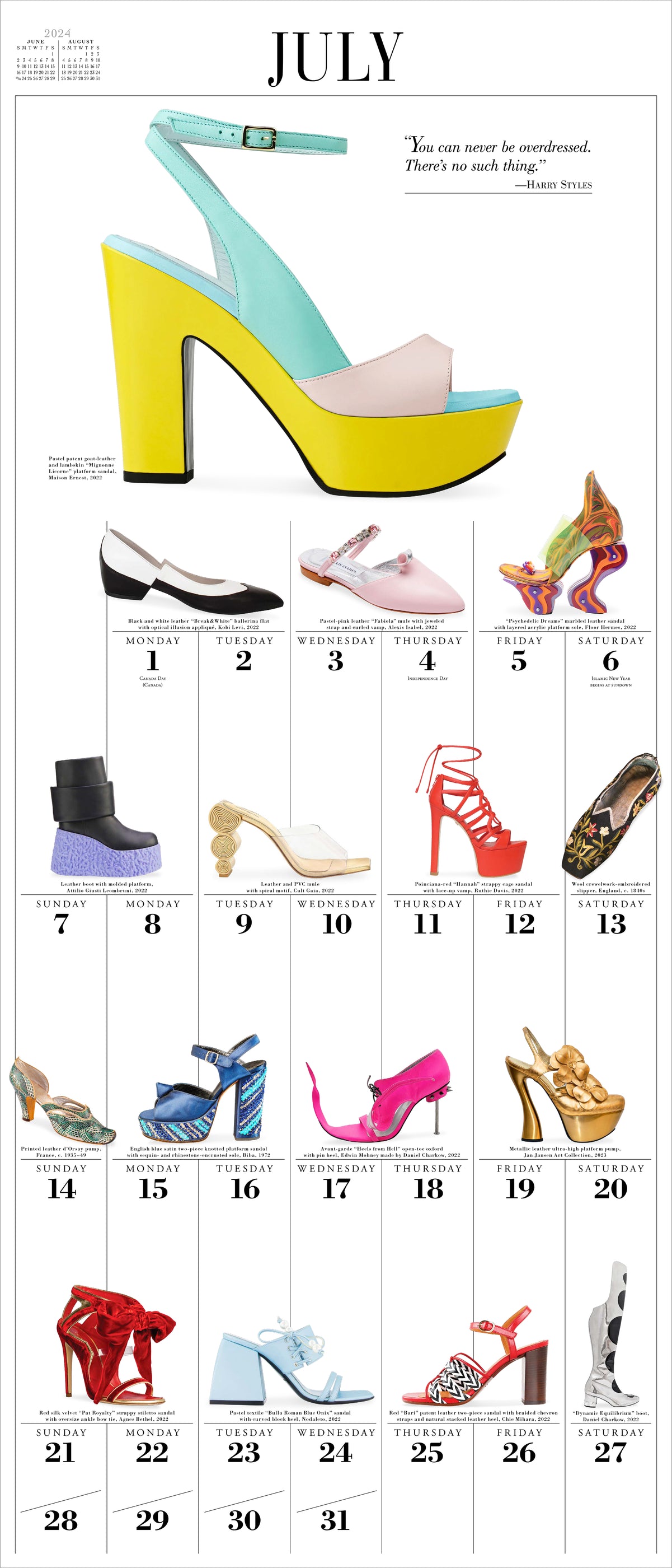 2024 365 Days of Shoes Wall Calendar — Calendar Club