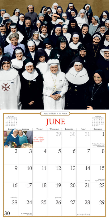 2024 Nuns Having Fun Wall Calendar