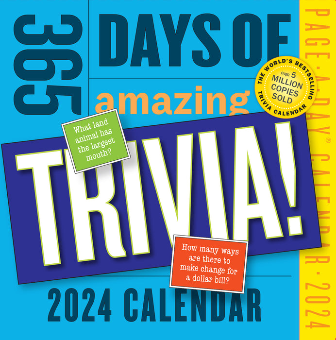 2024 365 Days of Amazing Trivia Page-A-Day