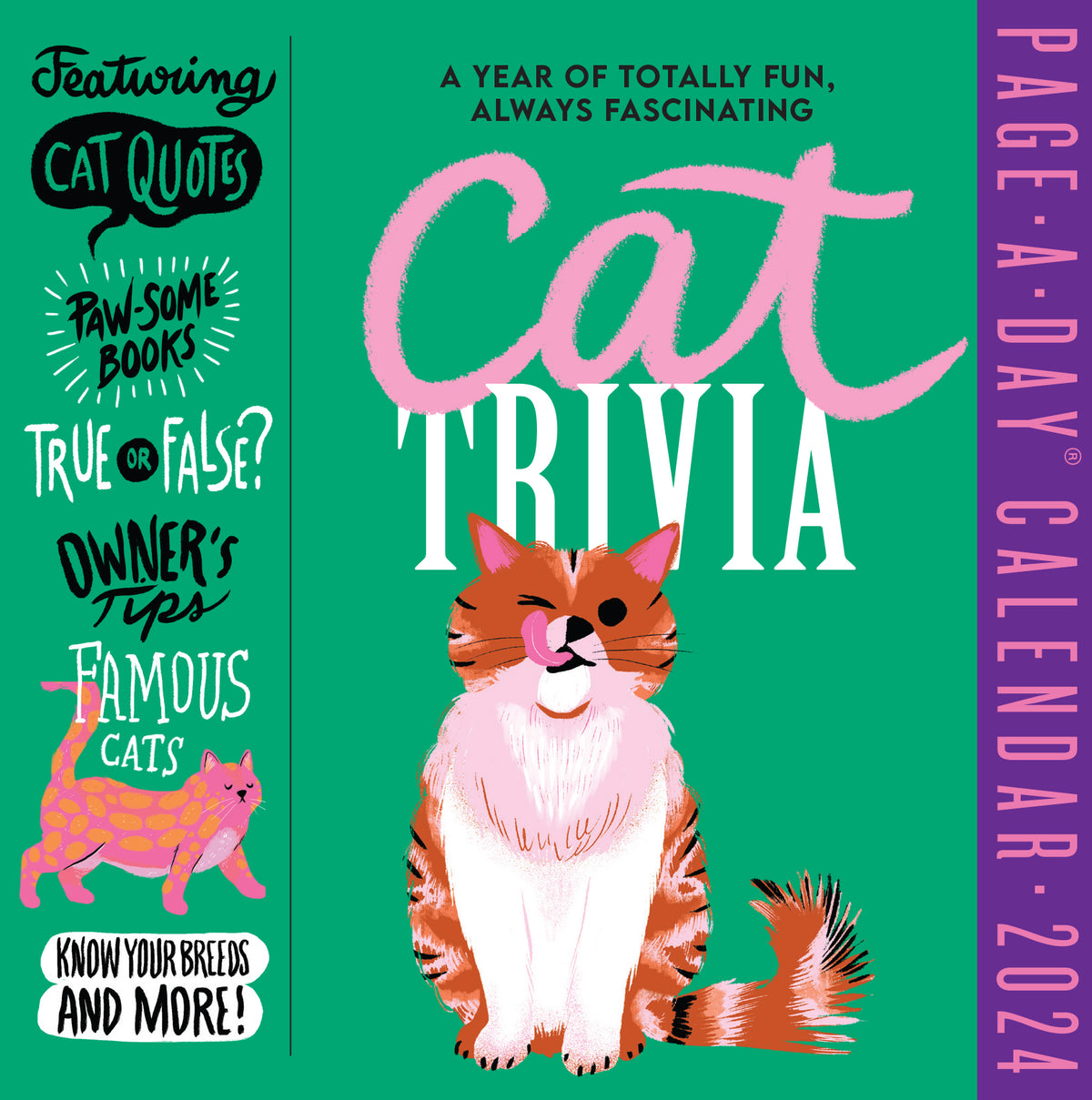 2024 Cat Trivia PageADay — Calendar Club