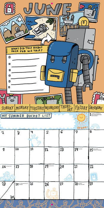 2024 Kid's Awesome Activity Wall Calendar