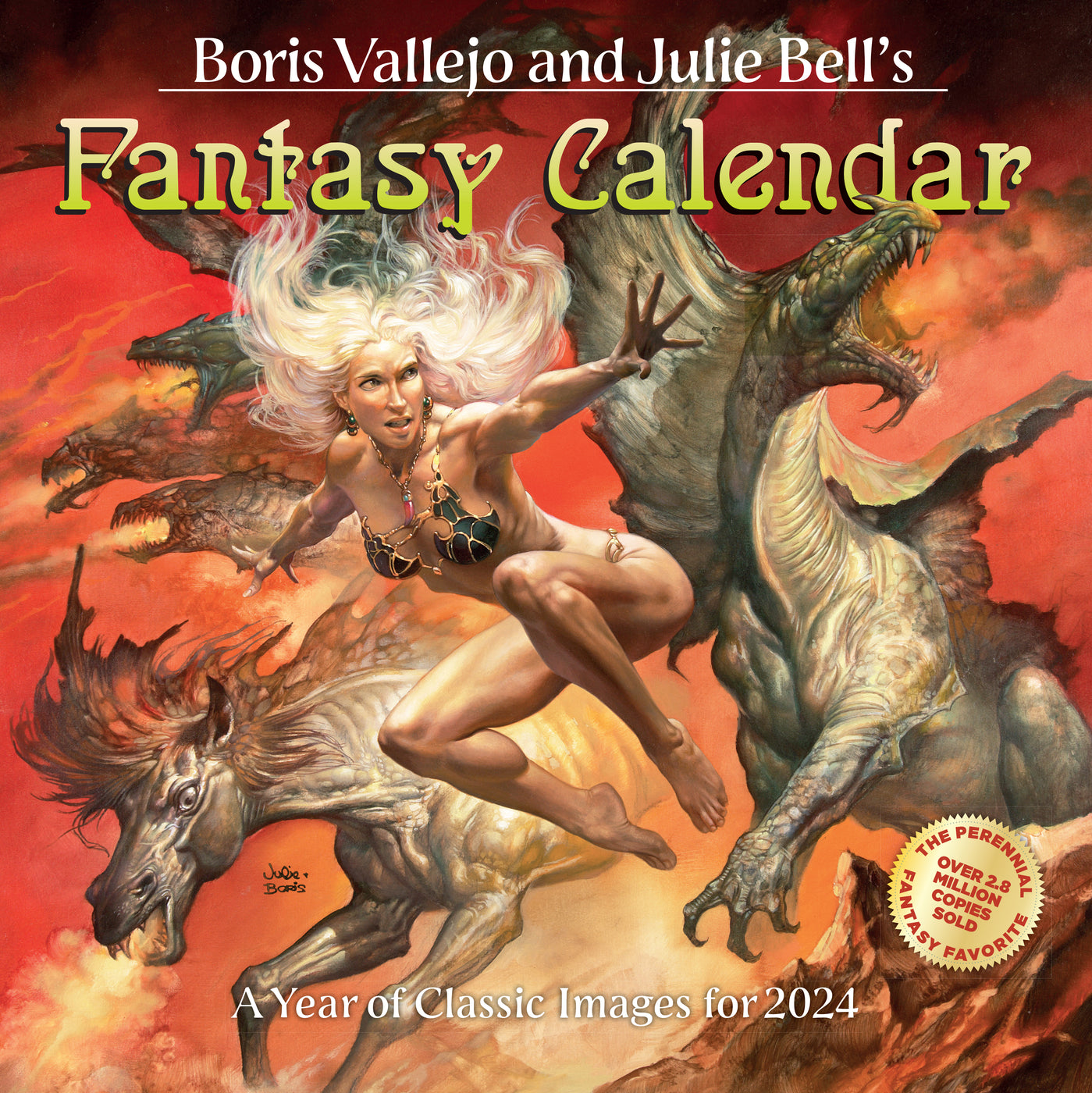 2024 Boris Vallejo & Julie Bell's Fantasy Wall Calendar — Calendar Club