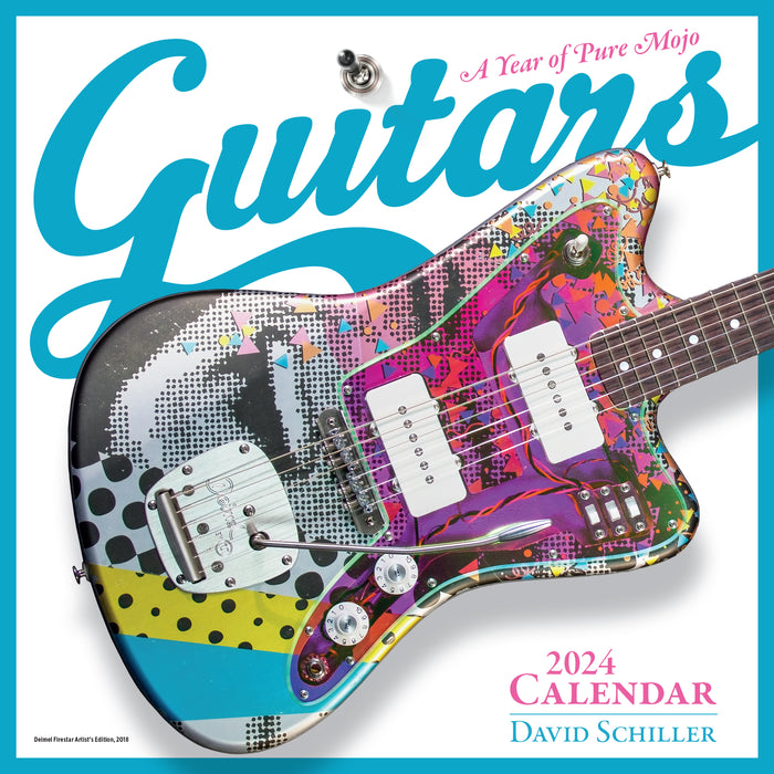2024 Guitars Wall Calendar