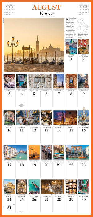 2025 365 Days in Italy Picture-A-Day Wall Calendar