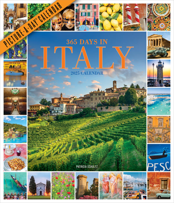 2025 365 Days in Italy Picture-A-Day Wall Calendar