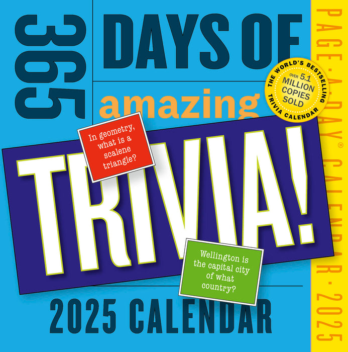 2025 365 Days of Amazing Trivia Page-A-Day Calendar