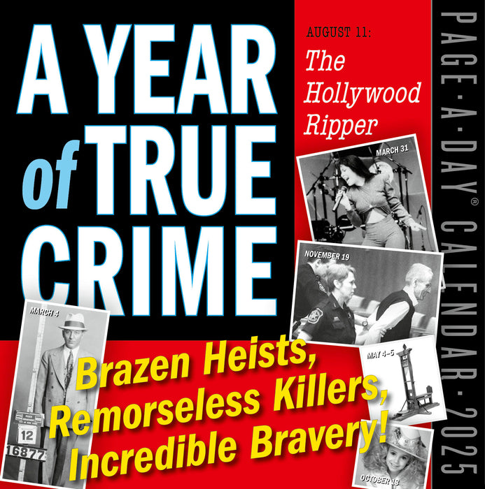 2025 Year of True Crime Page-A-Day Calendar