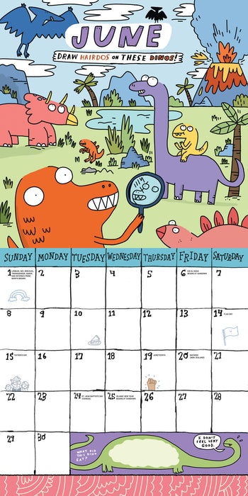 2025 Kid's Awesome Activity Wall Calendar