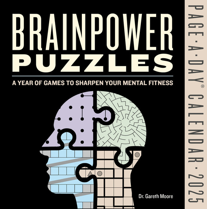 2025 Brainpower Puzzles Page-A-Day Calendar