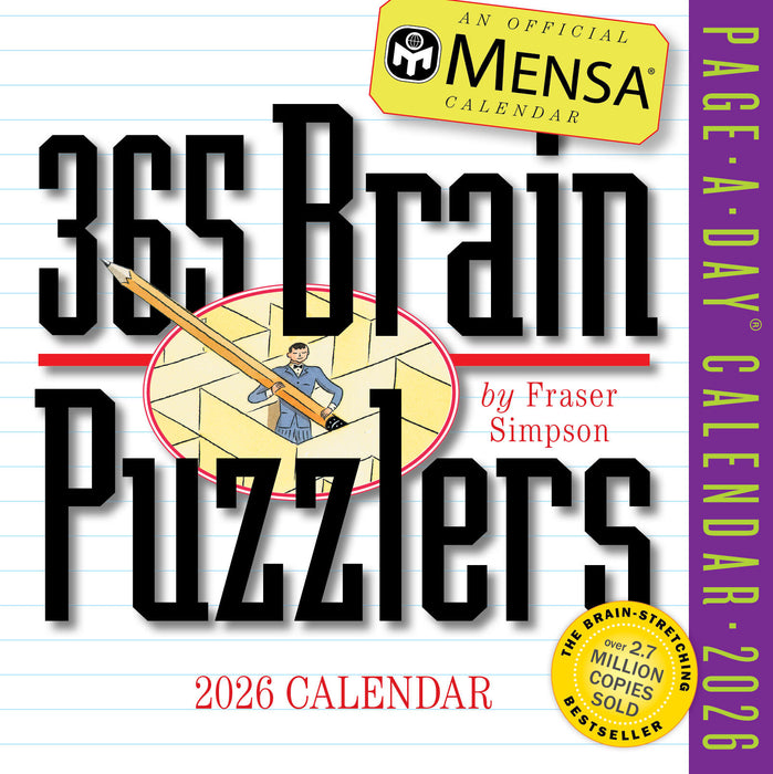 Mensa 365 Brain Puzzlers 2026 Page-A-Day Calendar