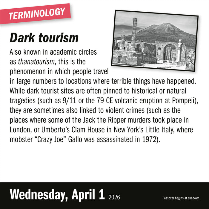 Year of True Crime 2026 Page-A-Day Calendar