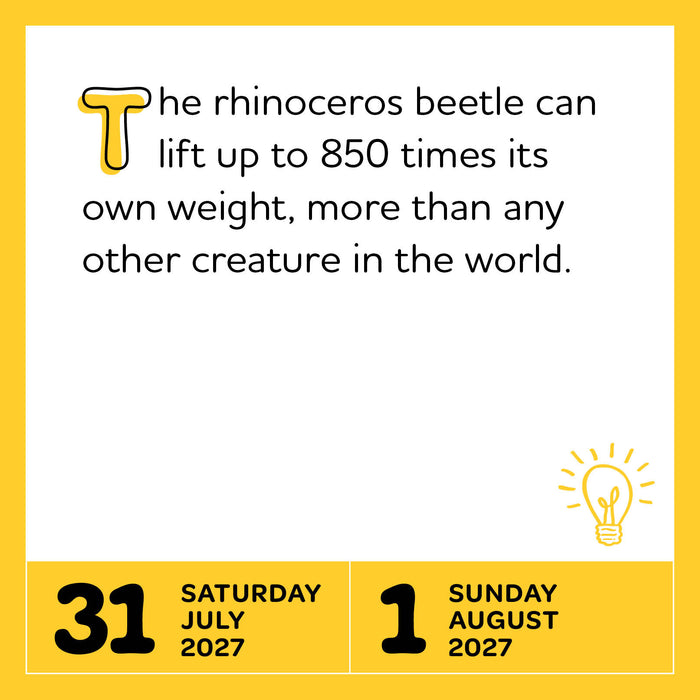 Interesting Facts for Curious Minds 2027 Page-A-Day Calendar
