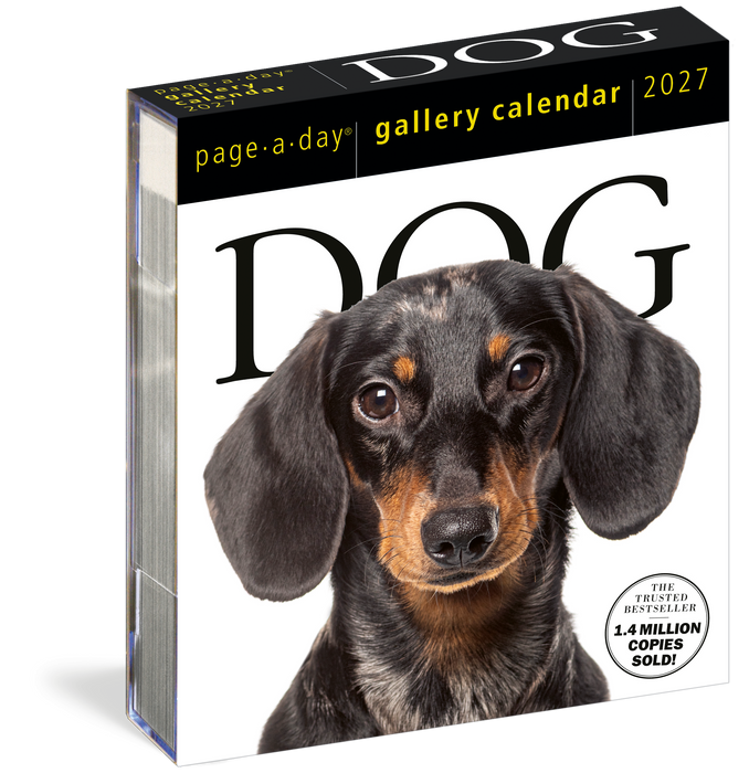 Dog Gallery 2027 Page-A-Day Calendar