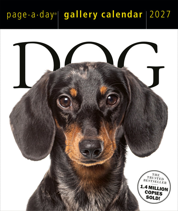 Dog Gallery 2027 Page-A-Day Calendar
