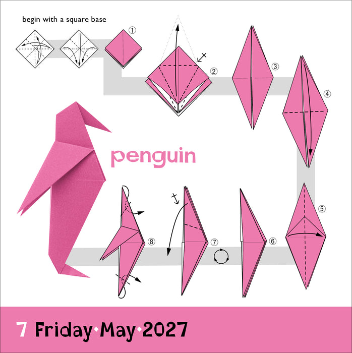 Origami Color 2027 Page-A-Day Calendar