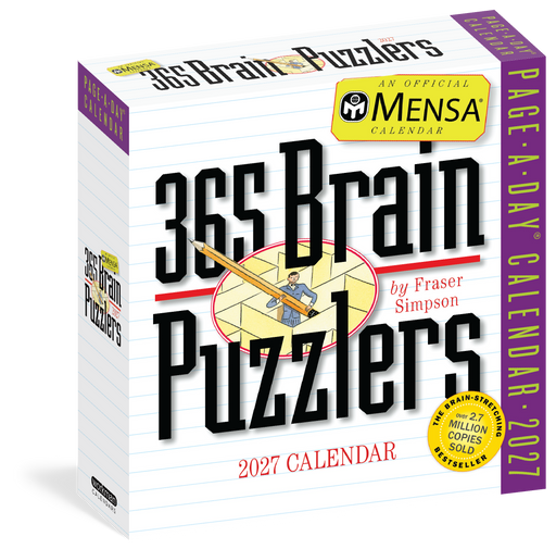 Mensa 365 Brain Puzzlers 2027 Page-A-Day Calendar